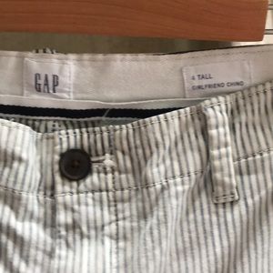Gap Girlfriend Chino Railroad Strip 4 Tall